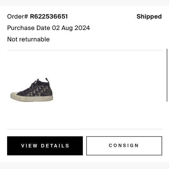 Christian Dior Walk'n'Dior Deep Blue Oblique Technical Mesh High Top Sneakers - Picture 12 of 12